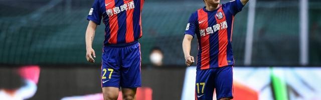 体育平台-朱建荣双响难救主 青岛队防线顽疾让吴金贵也无奈